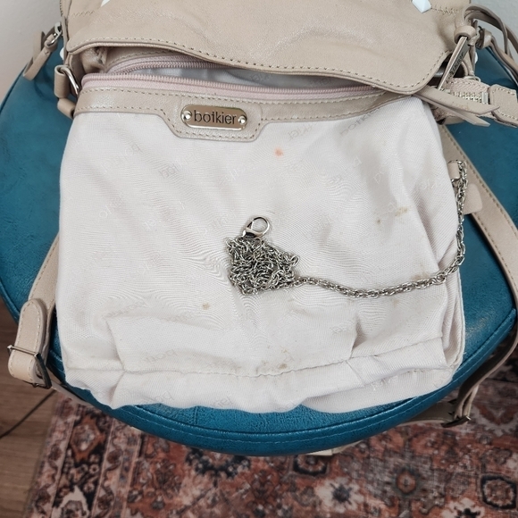 Botkier Leather white studs adjustable adjustable strap crossbody - Picture 9 of 11